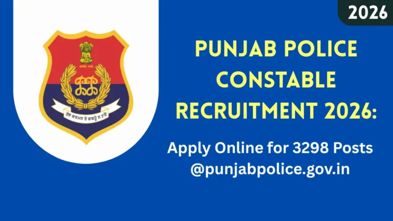 Punjab Police Constable Recruitment 2026