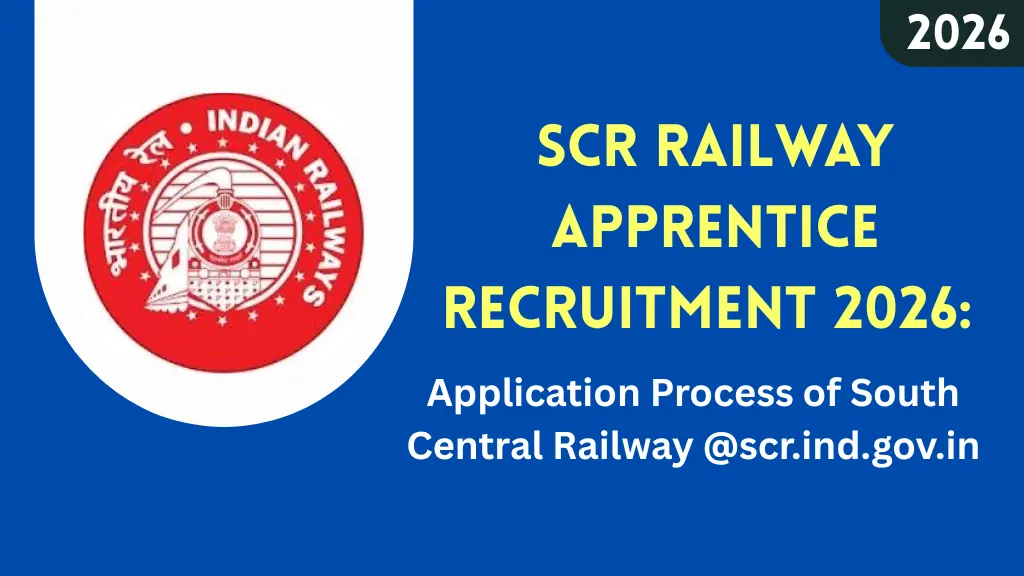 SCR Railway Apprentice Recruitment 2026