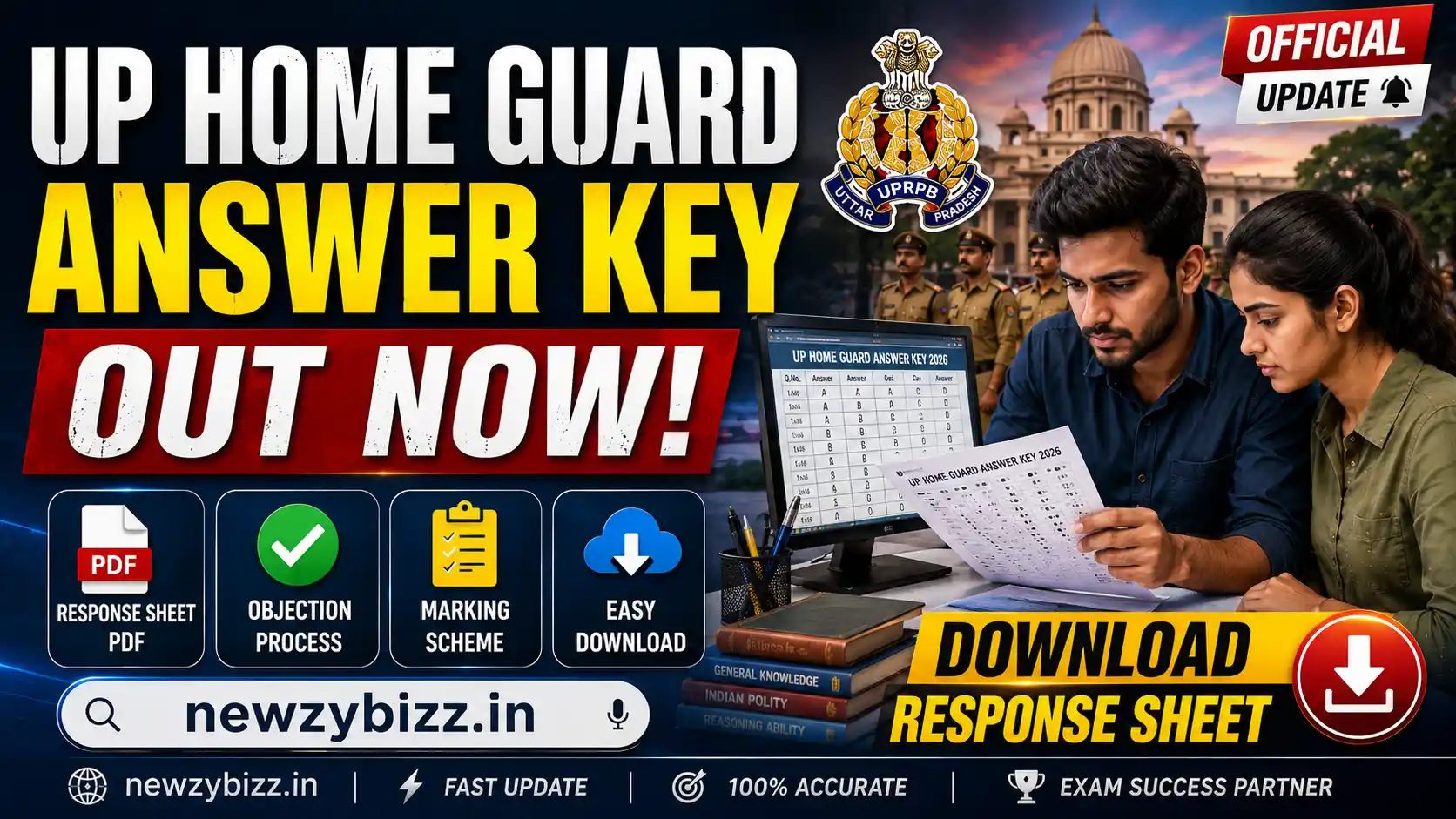 UP Home Guard Answer Key 2026